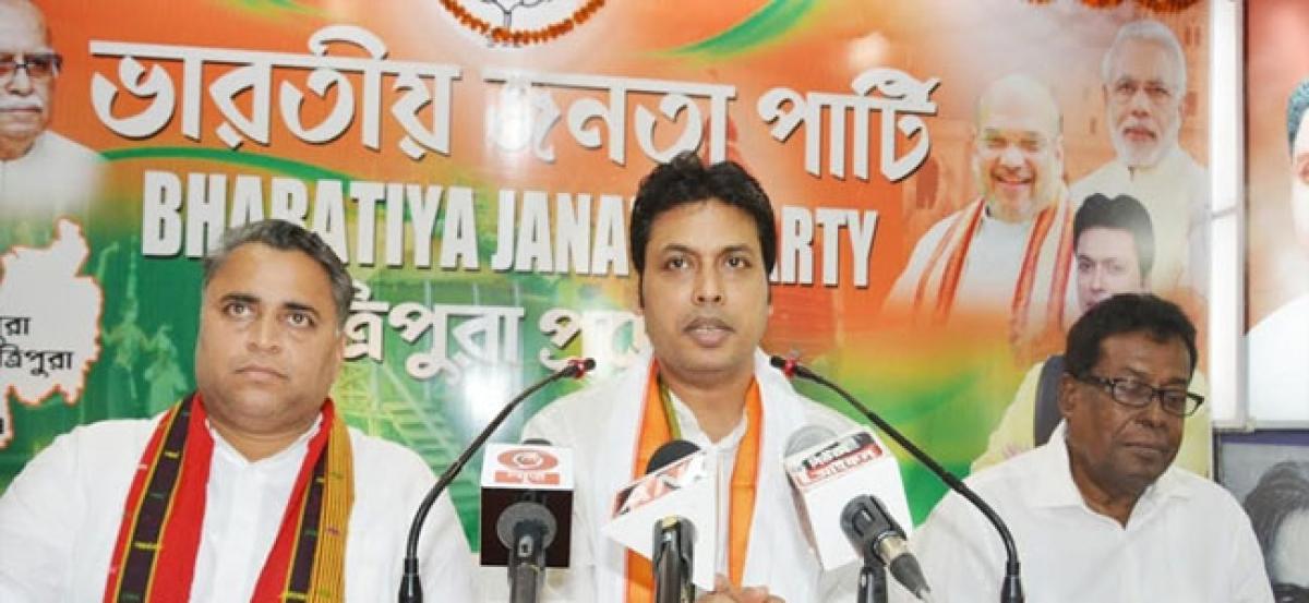 Priority is to provide corruption free, dynamic govt in Tripura: CM Biplab Deb