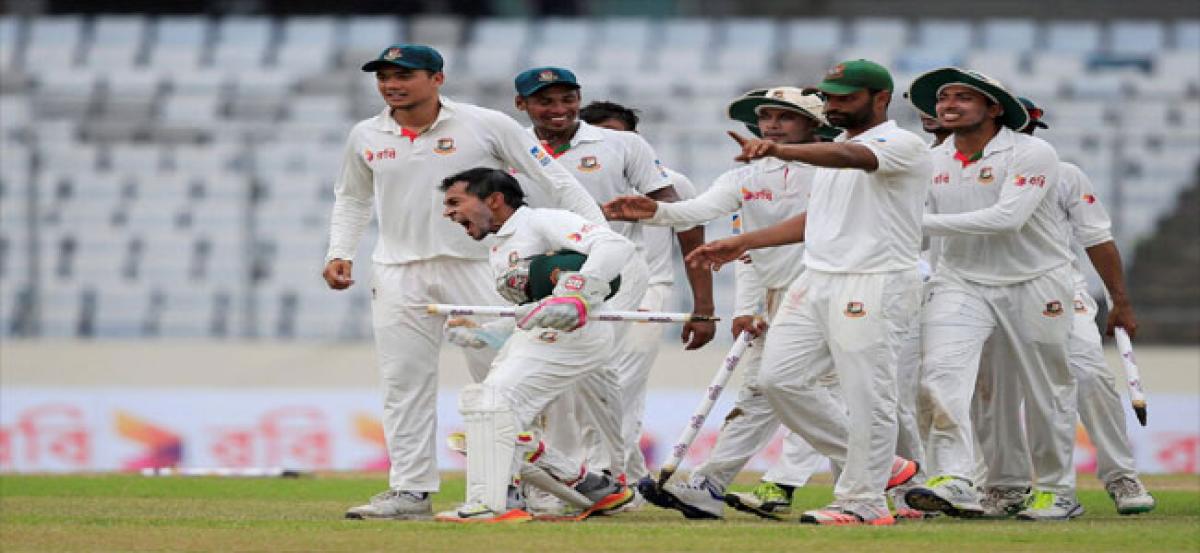 Bangladesh achieve new Test high