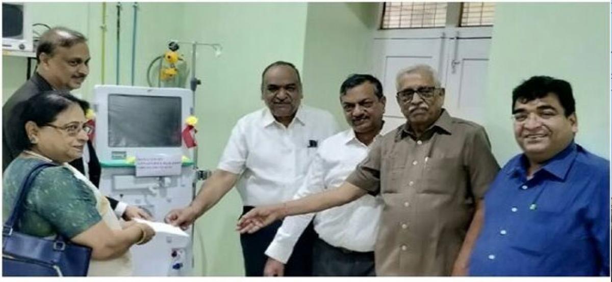 Dialysis machine donated