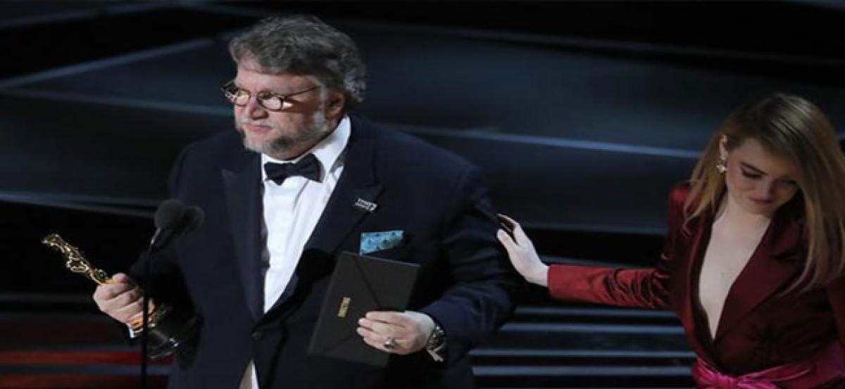 Guillermo Del Toro wins Best Director for The Shape of Water