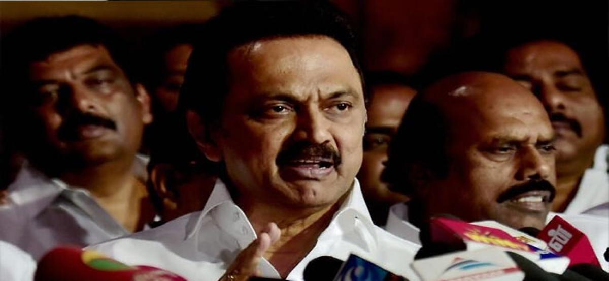 DMK petitions Governor for immediate floor test