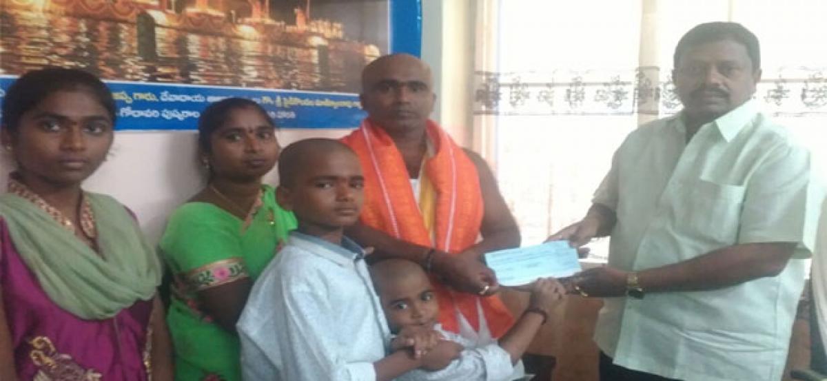 Devotees donate Rs 1.05 lakh to lord