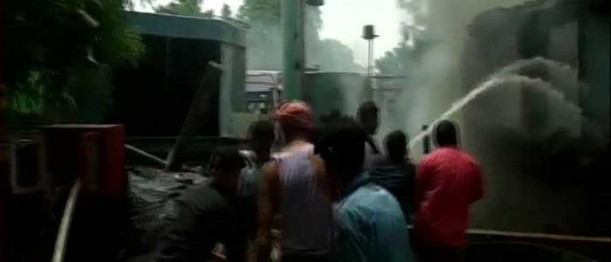 Fire at New Delhi Doordarshan Bhawan