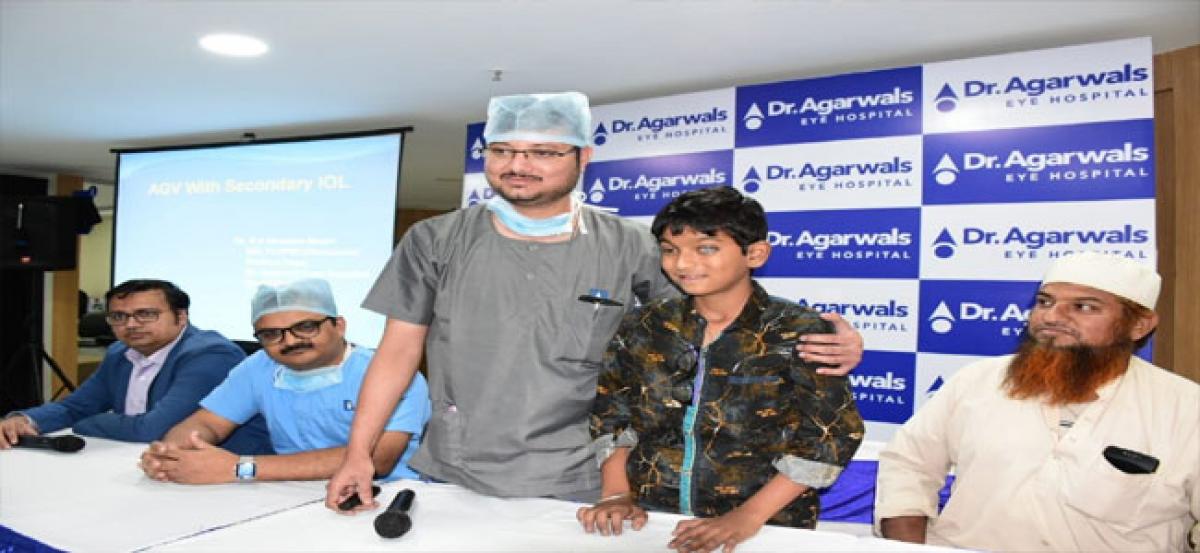 Dr Agarwal’s Eye Hospital treats complicated child’s blindness