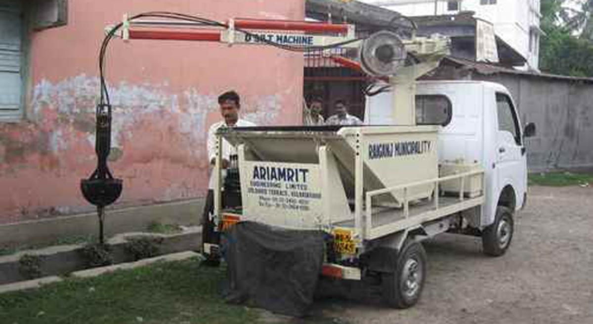 AP Govt, panchayats spat over drainage machines