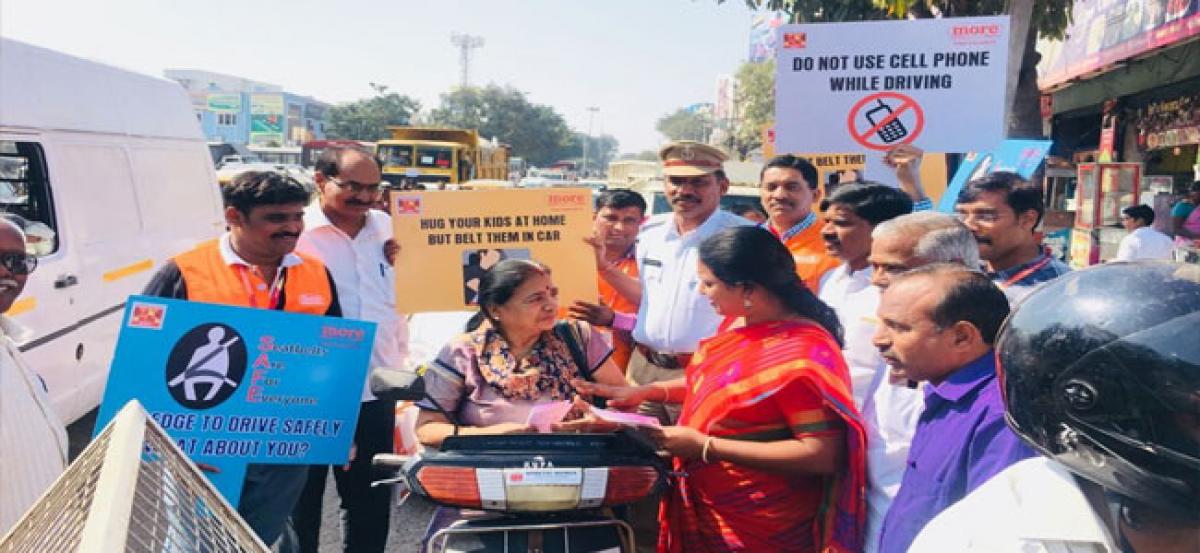 Spreading awareness on safe driving