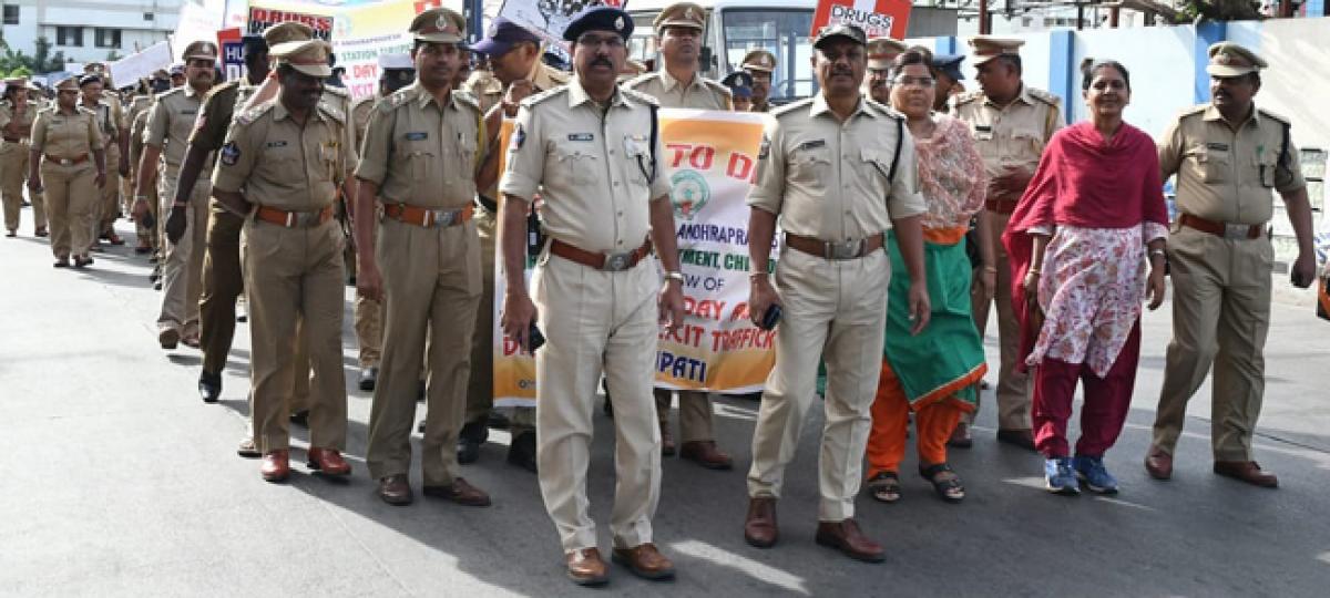 Awareness rally on drug abuse held