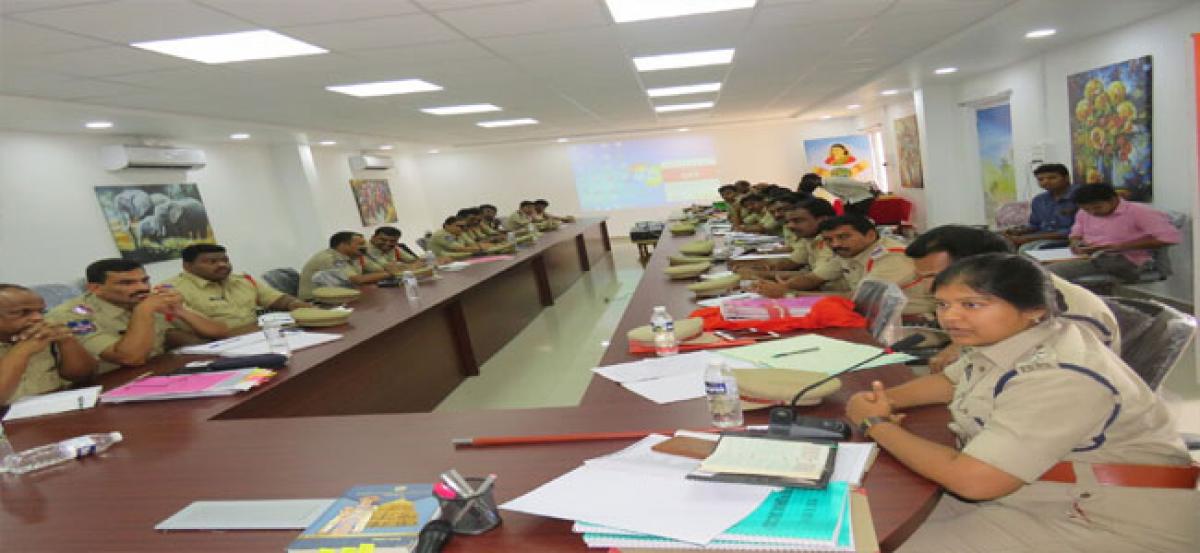 DSP holds a review meet on long-pending cases