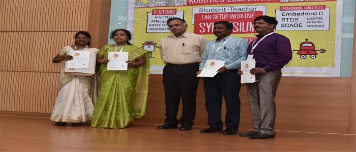 GITAM e-Yantra team wins award