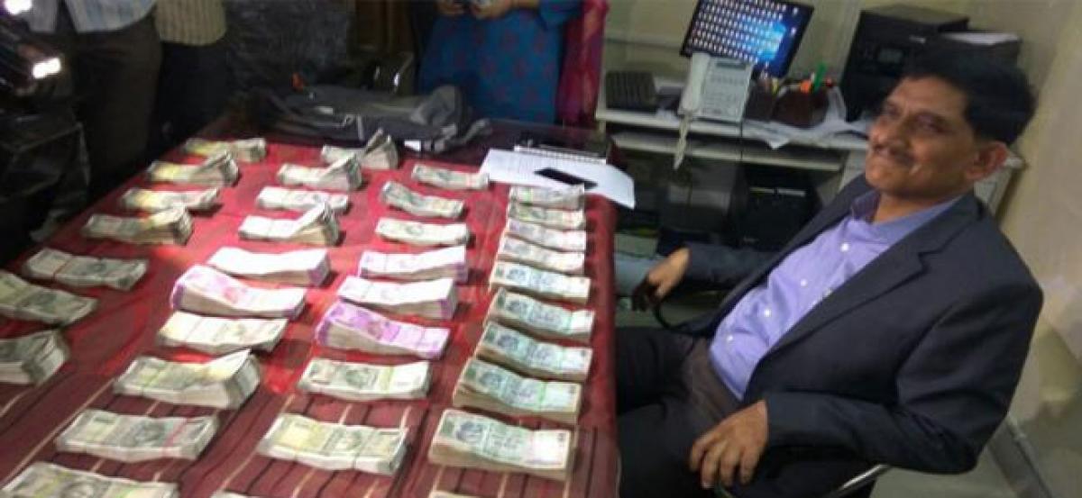 Additional Commissioner trapped while accepting Rs 23.2 lakh bribe