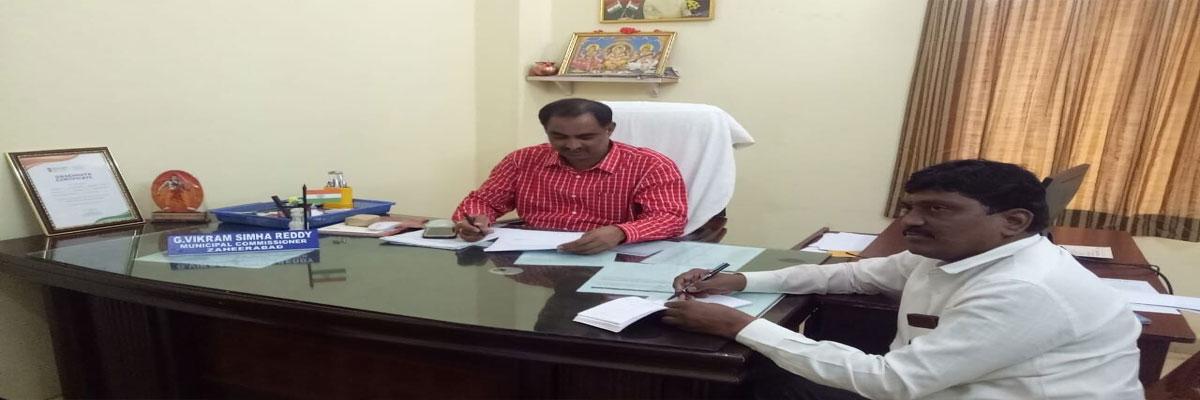 Voter enumeration in Zaheerabad municipality underway