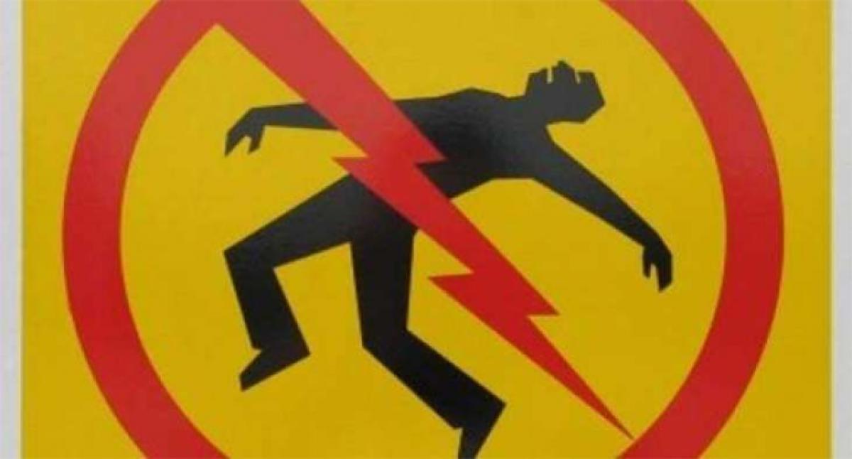 Man, son electrocuted at Papayyavalasa village