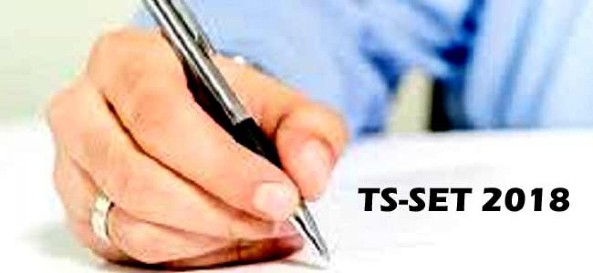 TS-SET 2018 to be held on July 15