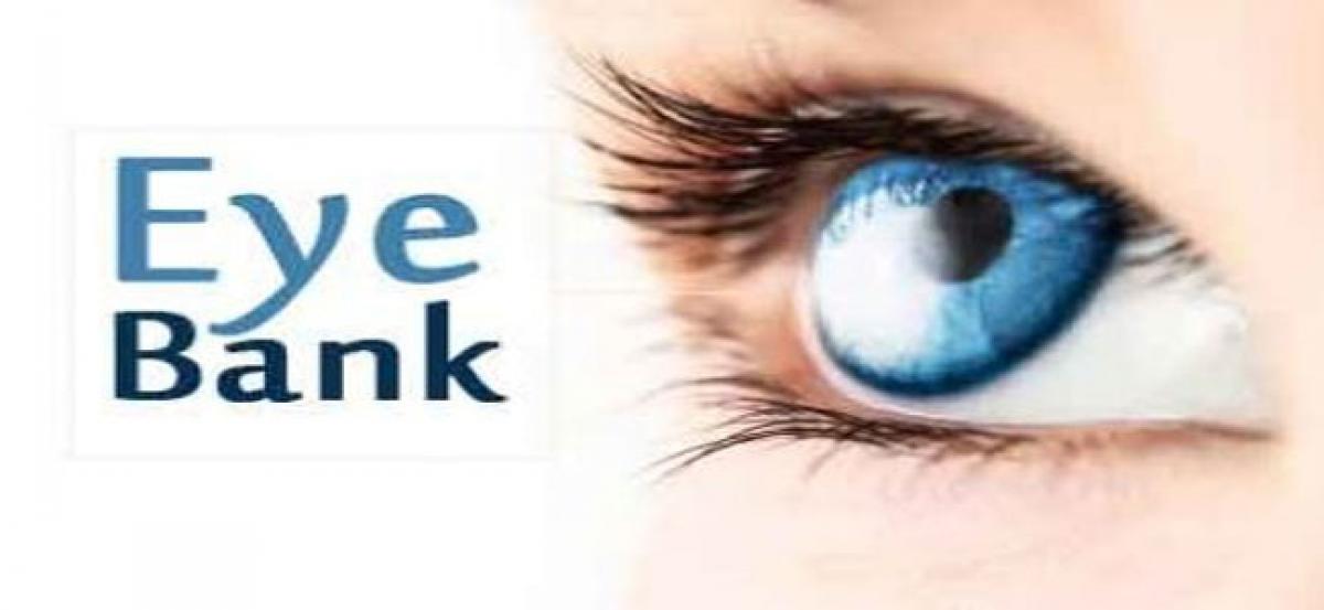 Rupees 1 lakh donated to eye bank
