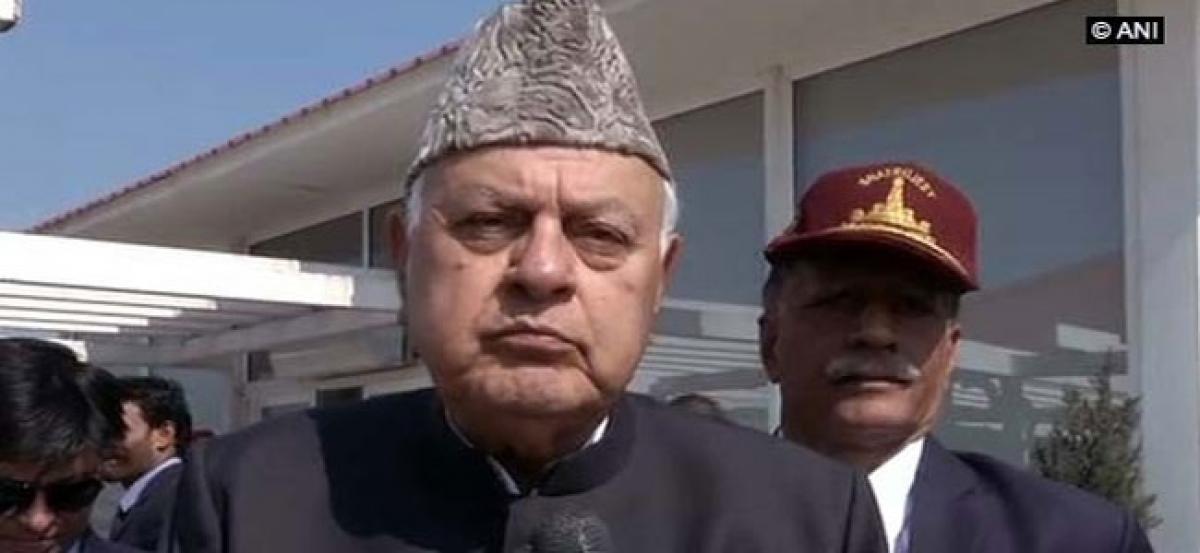 Muhammad Ali Jinnah didnt want a separate country: Farooq Abdullah