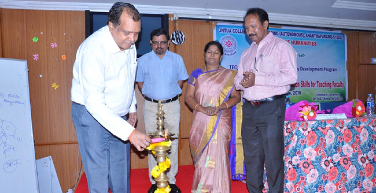 Faculty development programme at JNTU-A