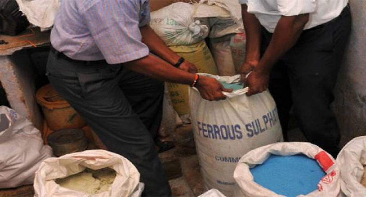 Fake fertilisers seized, one held