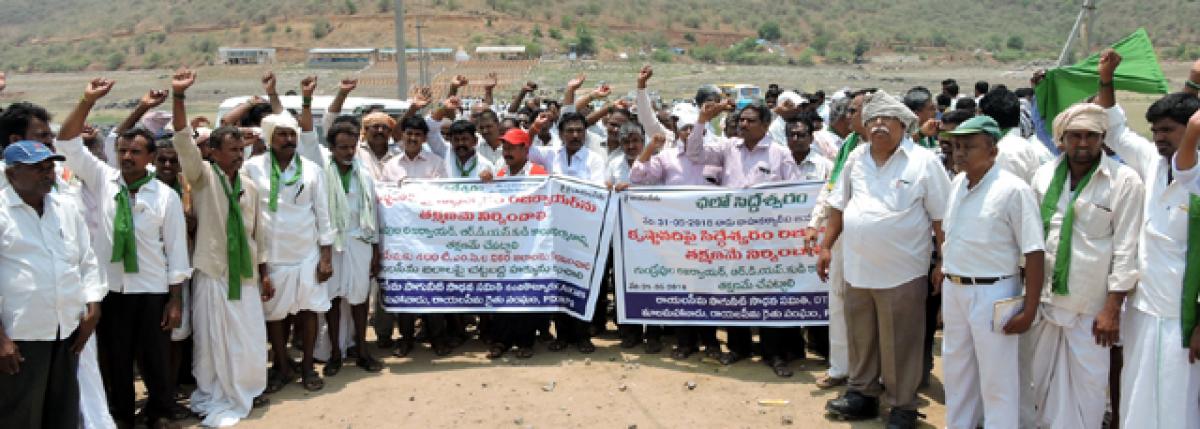 Rayalaseema Farmers seek immediate completion