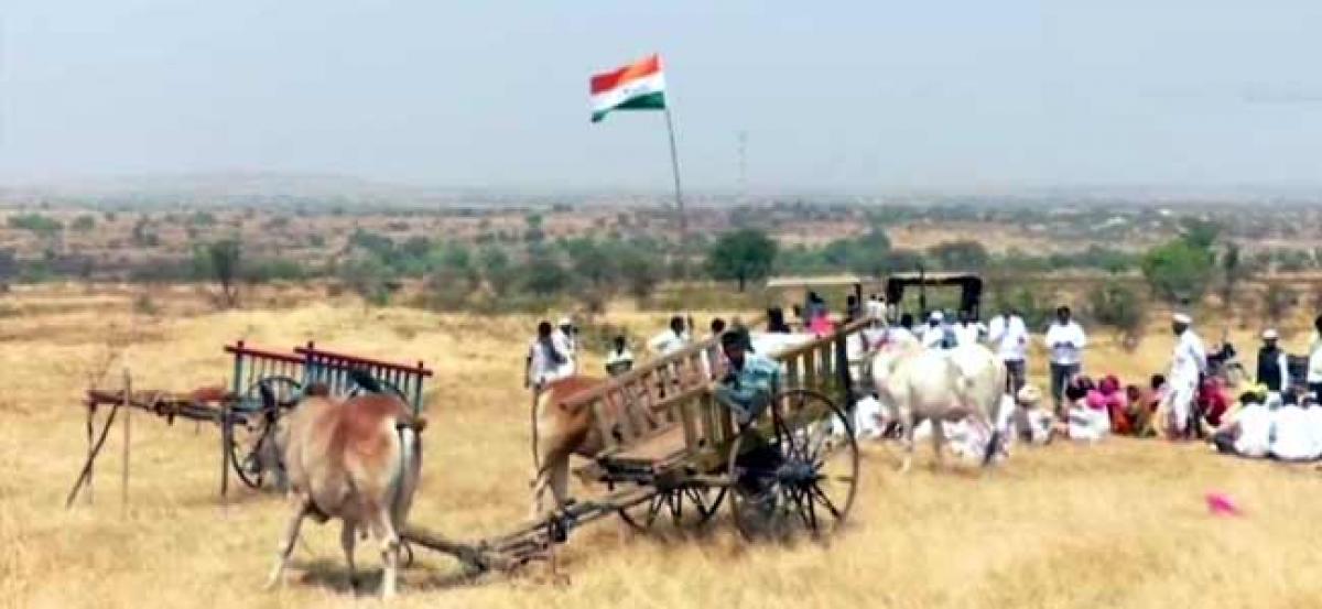 Maharashtra farmers reclaim land acquired by Nirav Modis firm