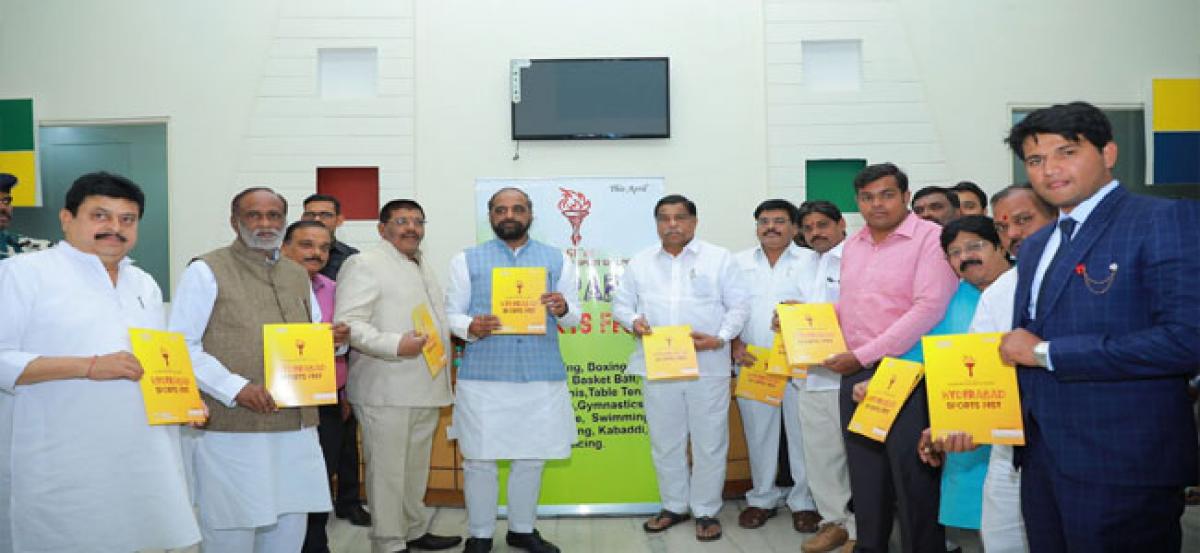 Sports fest poster launched