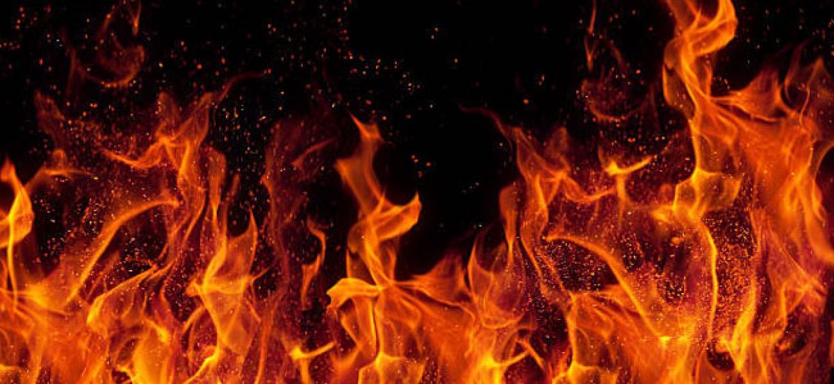 Fire breaks out in Telangana Secretariat