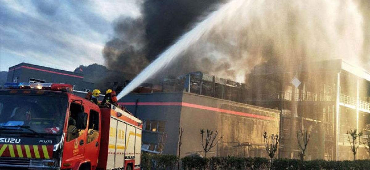 Blast at Chinese chemical plant kills 19, 12 injured