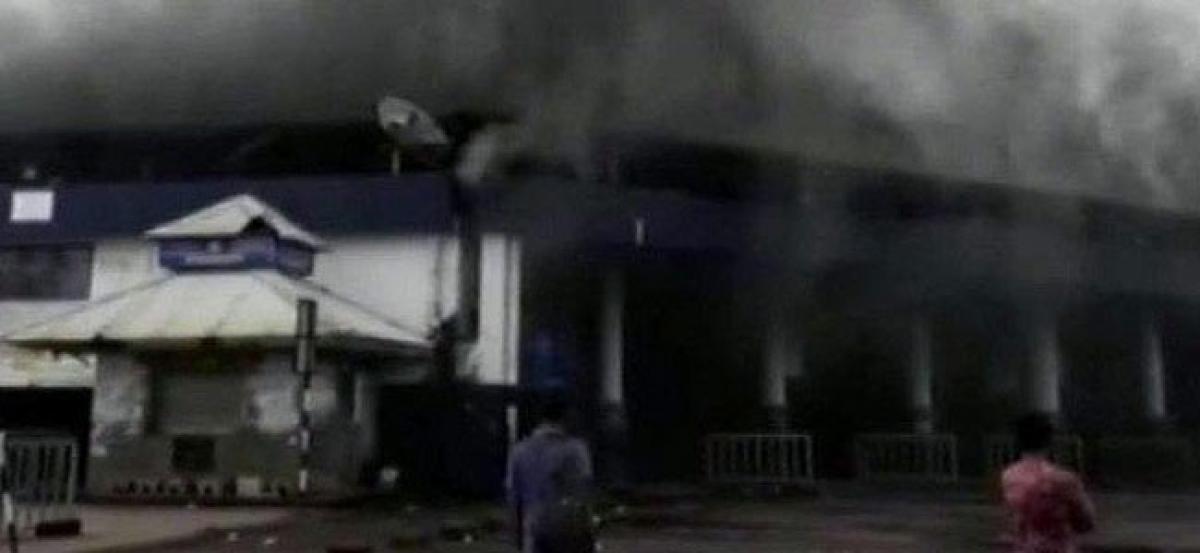 Goa: Fire breaks out at bus stand in Panaji