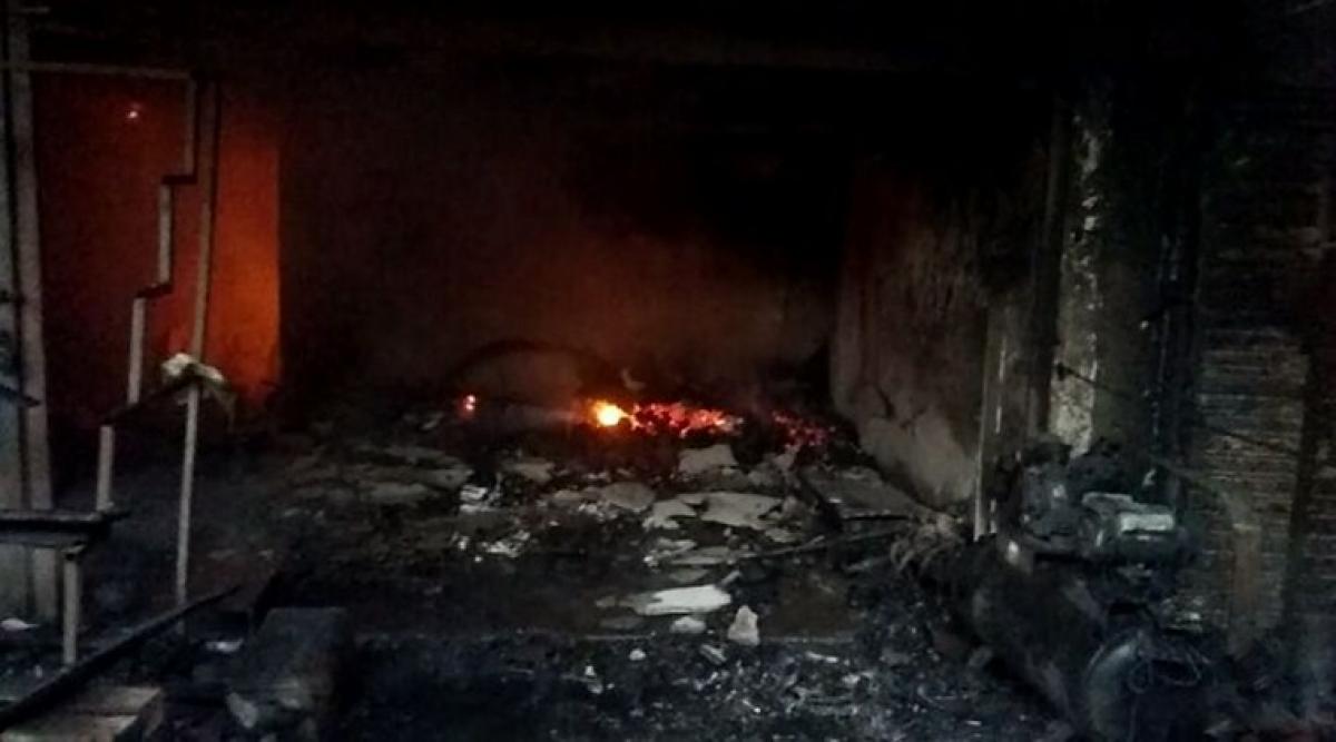 Odisha: 1 dead, 3 injured in cracker shop fire