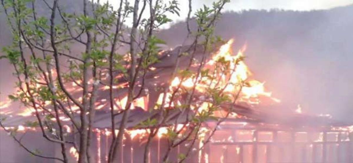 50 families rendered homeless after fire in Shimla village