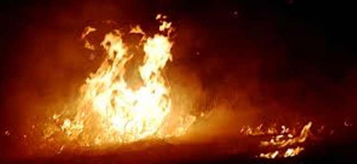 Class 10 Jagitial boy sets himself on fire