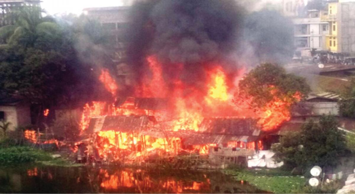 Property worth 35 lakh gutted