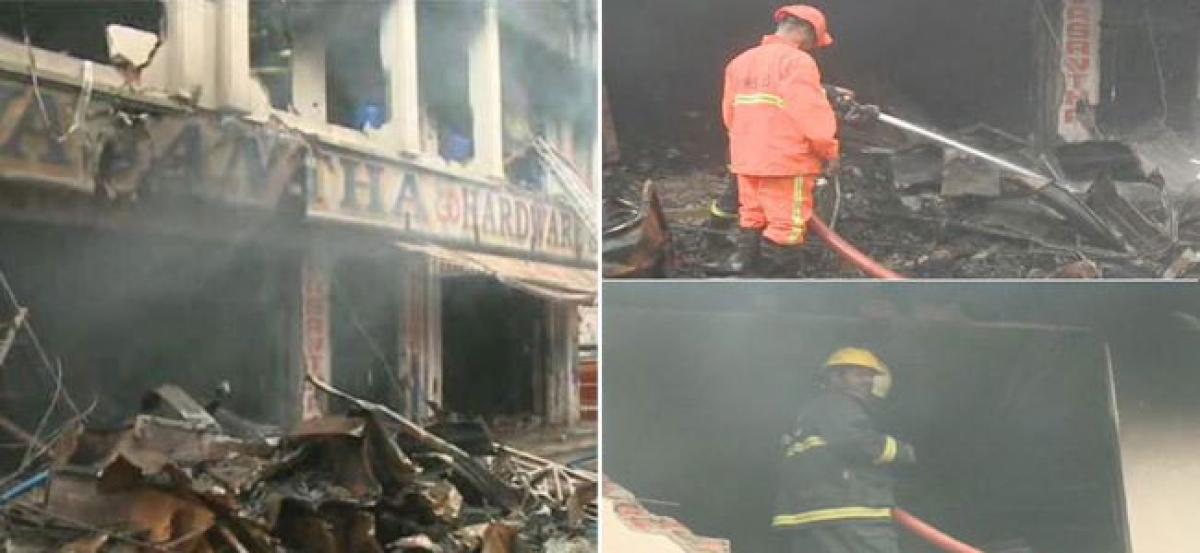Fire breaks out in three-storey building in Yousufguda