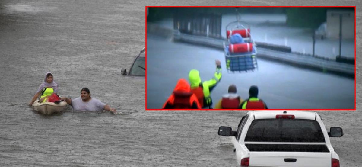 Houston crippled by catastrophic flooding with more rain on the way