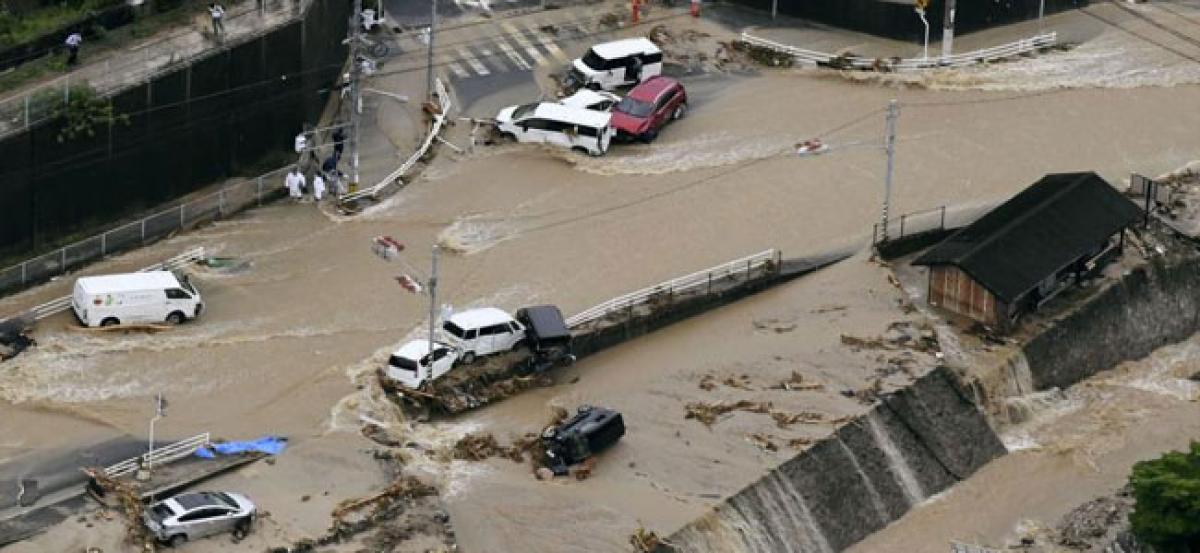 Japan floods: Heavy rains claim 48 lives, at least 100 missing