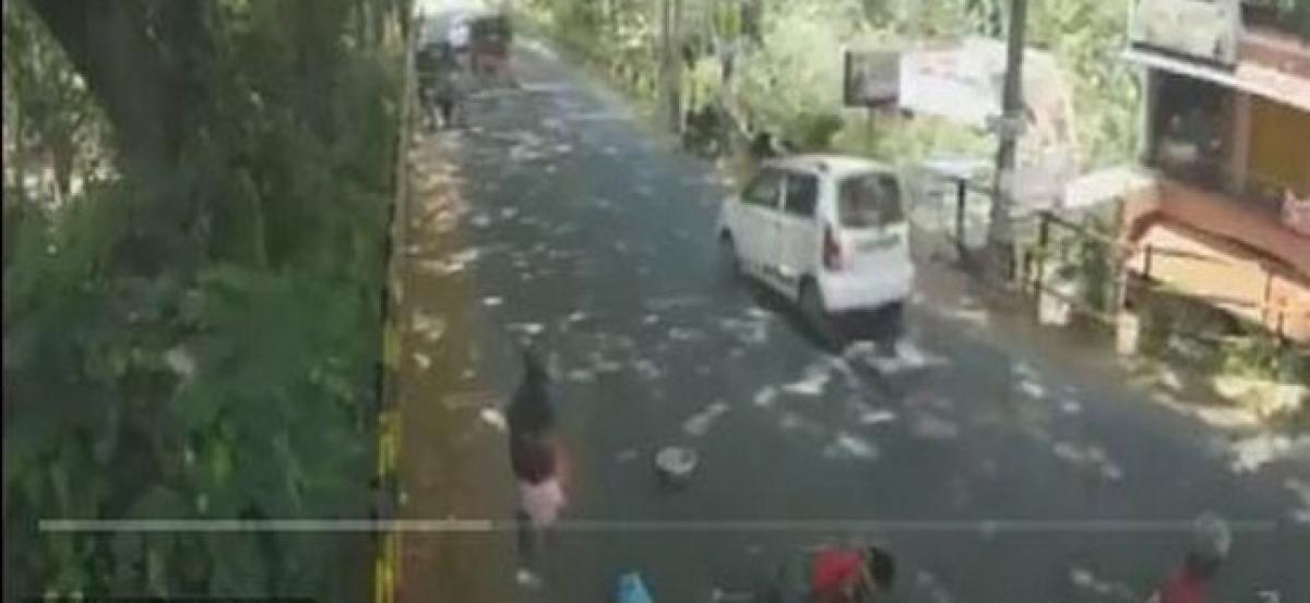 Shocking! Video footage shows accident victim mercilessly left on road