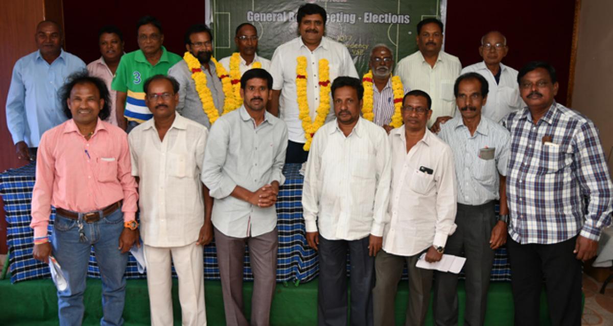 Gopalakrishna Visakhapatnam District Football Association chief