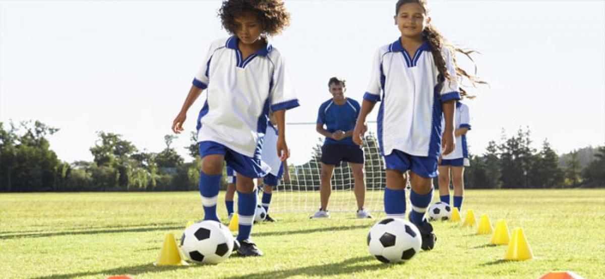 Parents, get your daughters interested in football. It is healthy for them