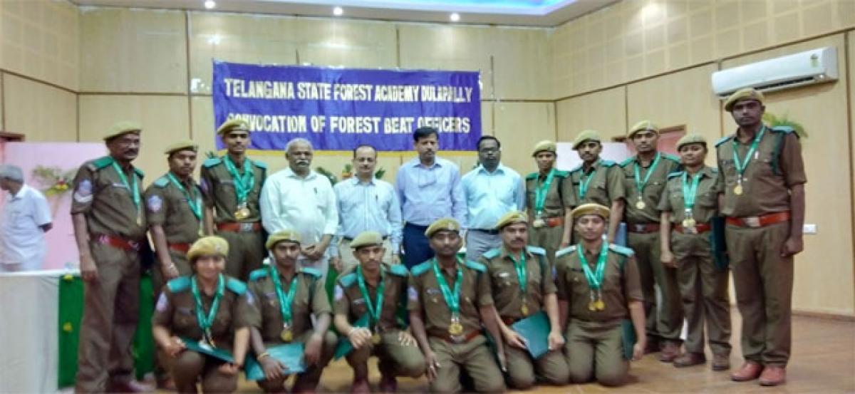 Grand fete for 24th batch of forest beat officials