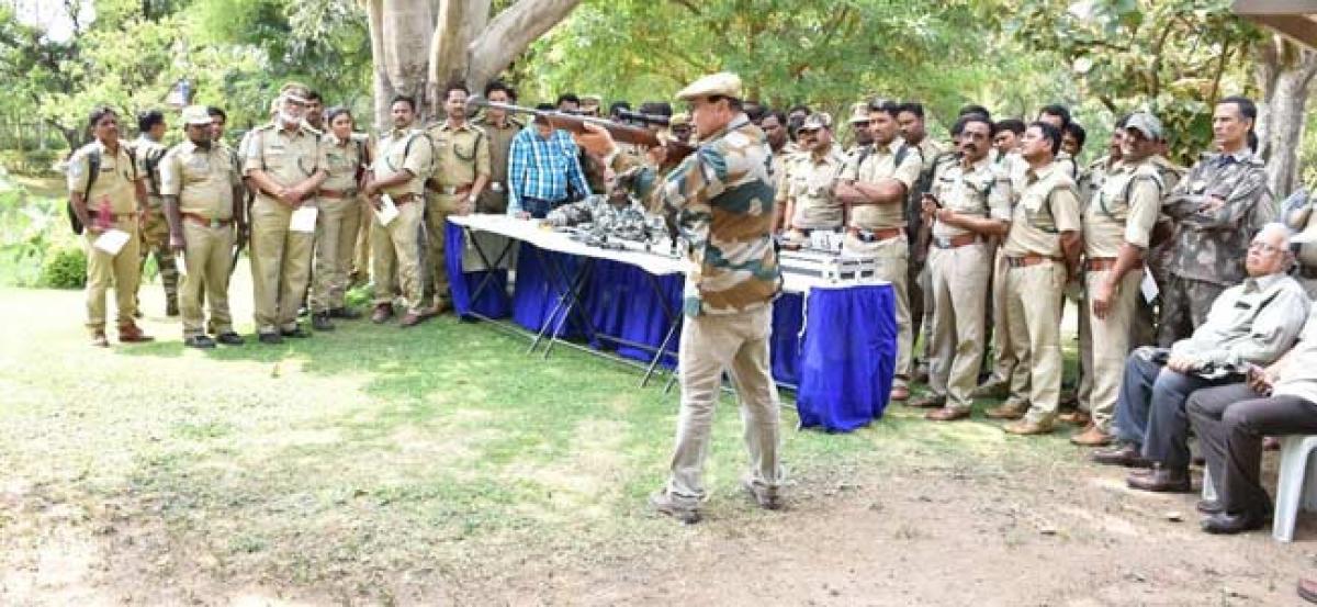 Forest Dept staff gets training in handling wild animals