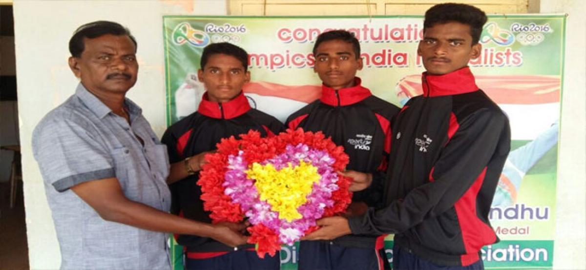 Four students selected for national handball tourney