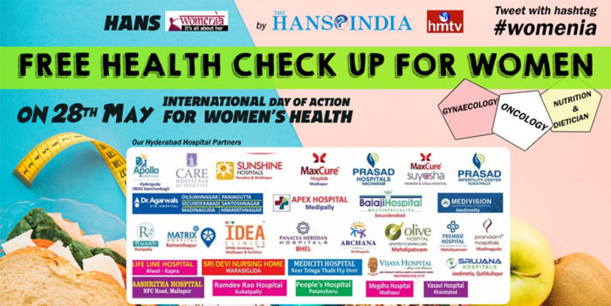 hmtv and The Hans India set to organize Free Health Checkups for Women on 28 May
