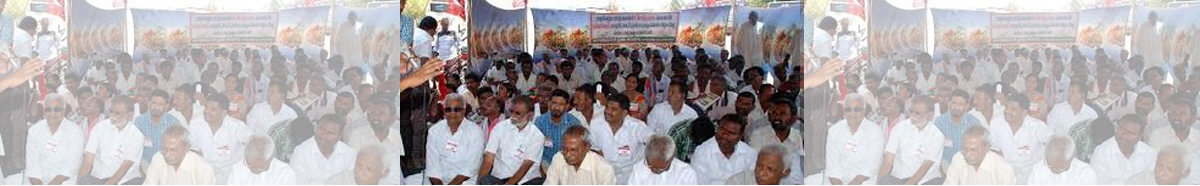 Farmers stage protest over dotted lands