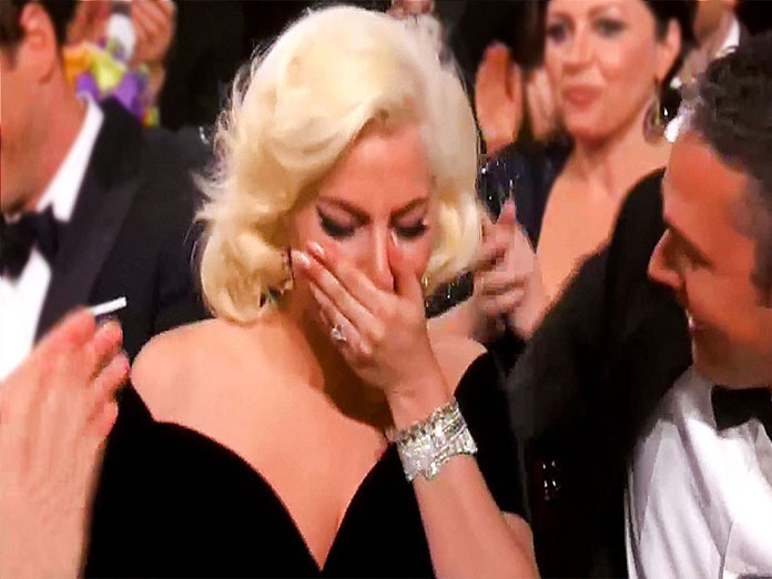 Lady Gaga gets emotional on winning Golden Globe