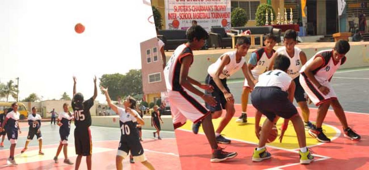 St Peter’s interschool basketball tournament held