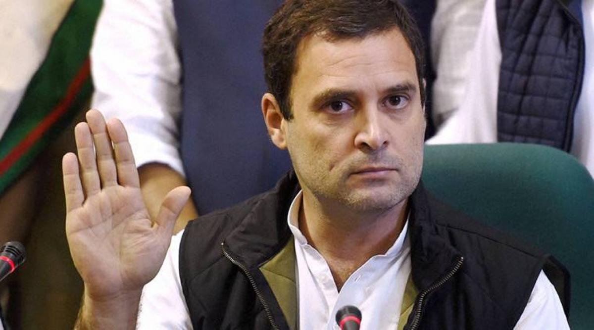 Rahul slams Nitish for aligning with BJP