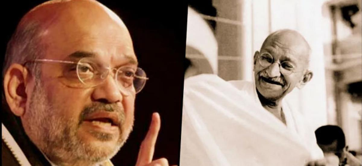 Mahatma Gandhis vision seems more relevant now, than in the past: Amit Shah