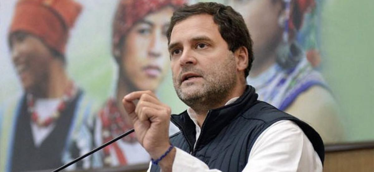 Rahul Gandhi slams RSS/BJP for plight of Dalits