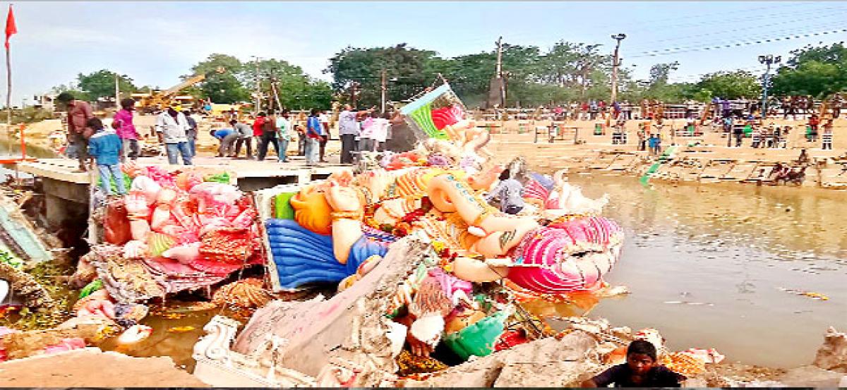 Water scarcity in KC Canal hits Ganesh immersion