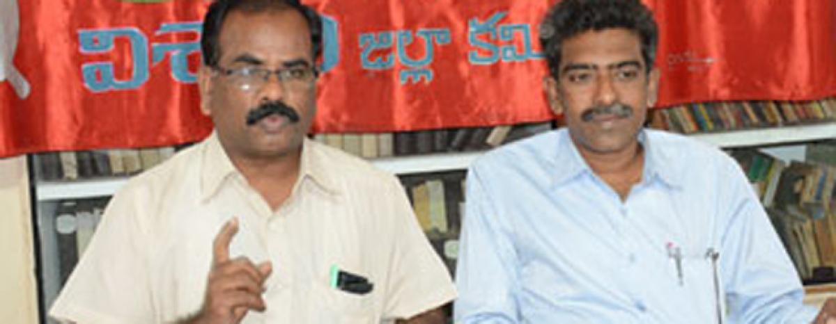 Release white paper on N Andhra investments: CPM