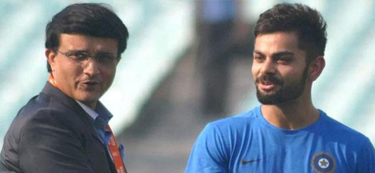 Kohli panicked while preparing for England tour: Sourav Ganguly